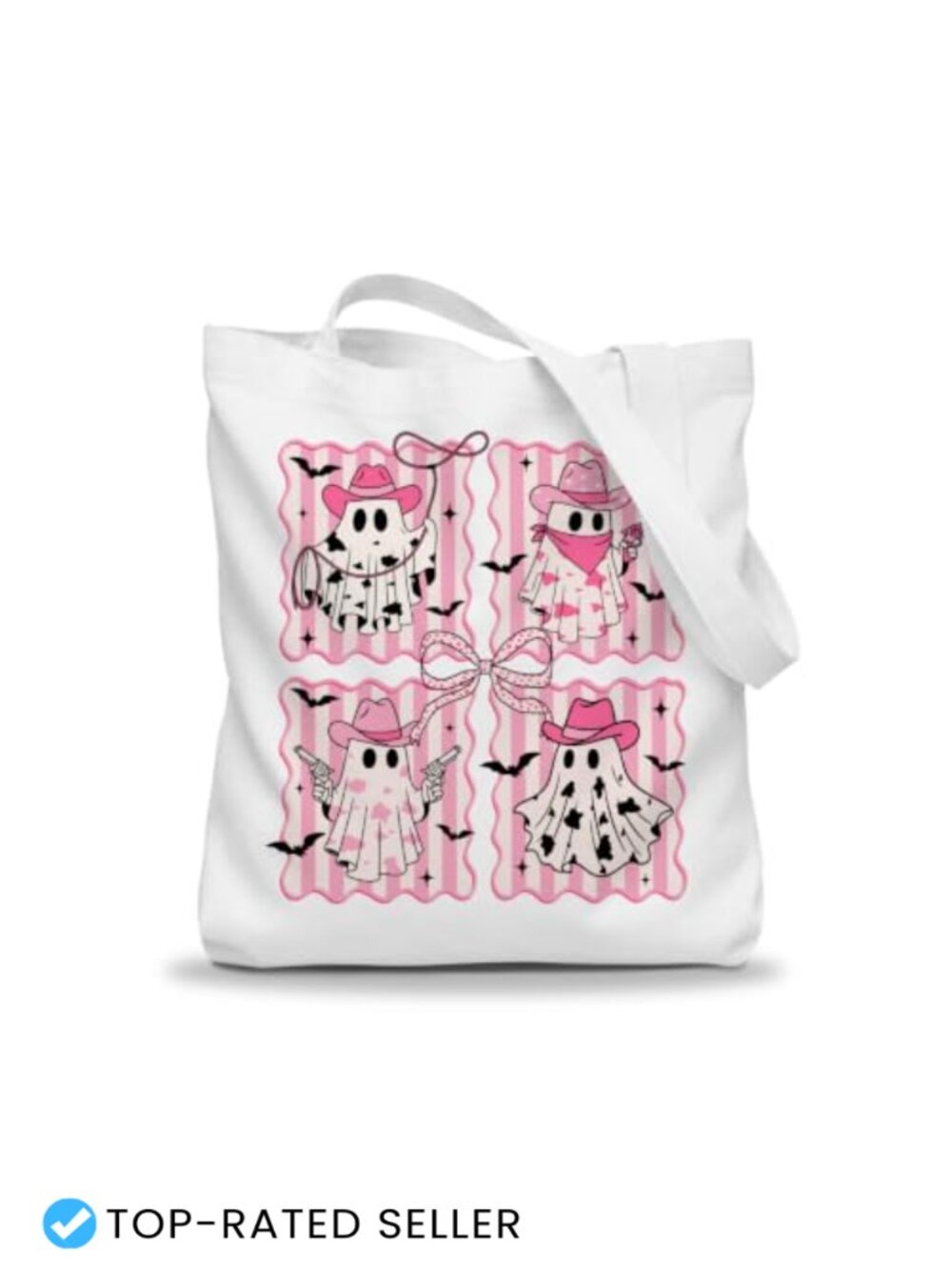 Canvas Halloween Tote Bag Women Reusable Large Cotton Tote for Fall